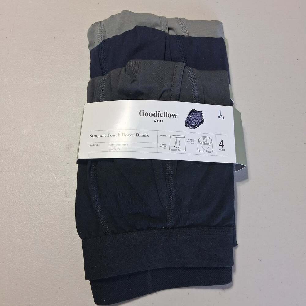 Goodfellow & co support Pouch boxers men's large 34/38 4 pack